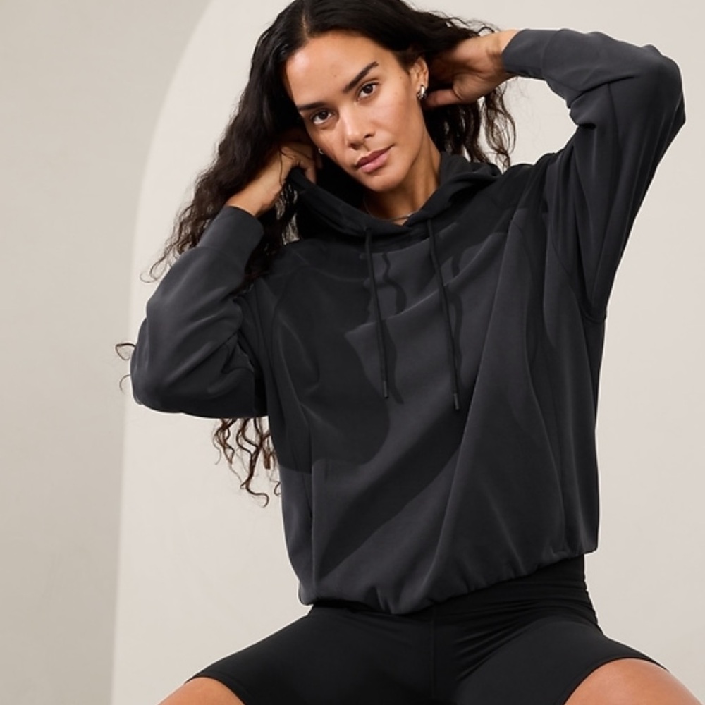 Athleta Seasoft Bubble Hem Hoodie